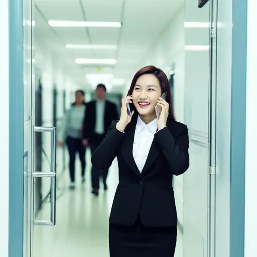 她一下班就给我打了电话。