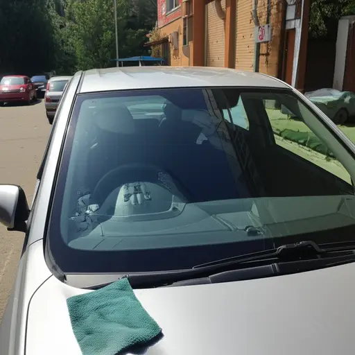 开车前请清洁挡风玻璃。