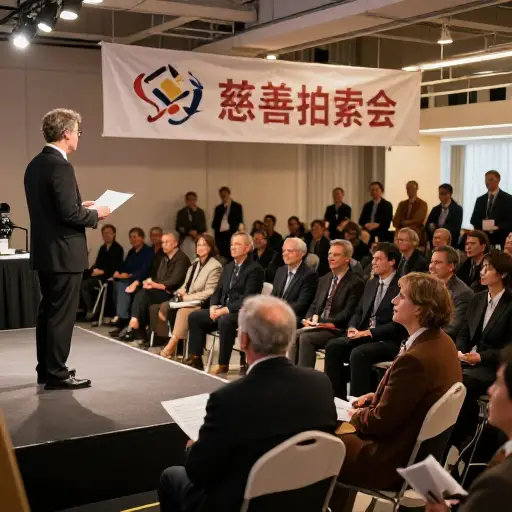 慈善拍卖的所有收入将捐给一项崇高的事业。