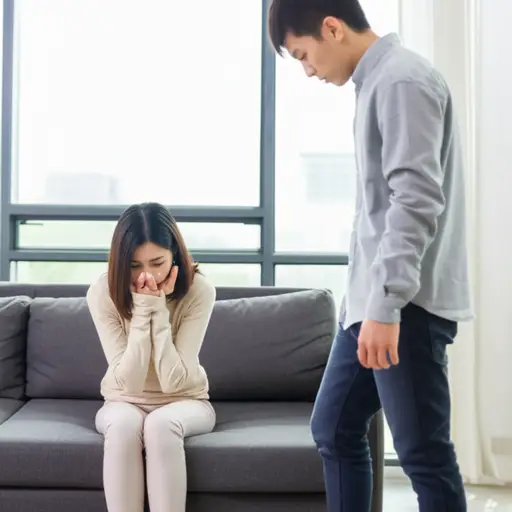 她对我说的话感到非常沮丧，我感到很内疚。