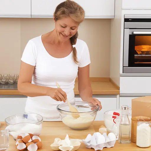 我妈妈经常做蛋糕。