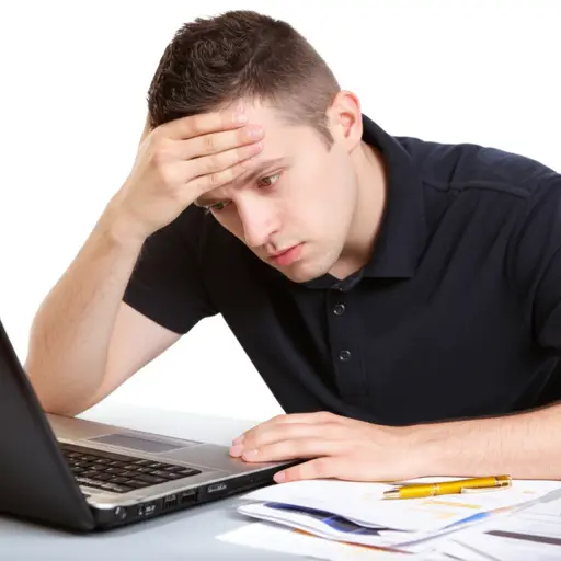 他对自己的工作状况似乎有点沮丧。