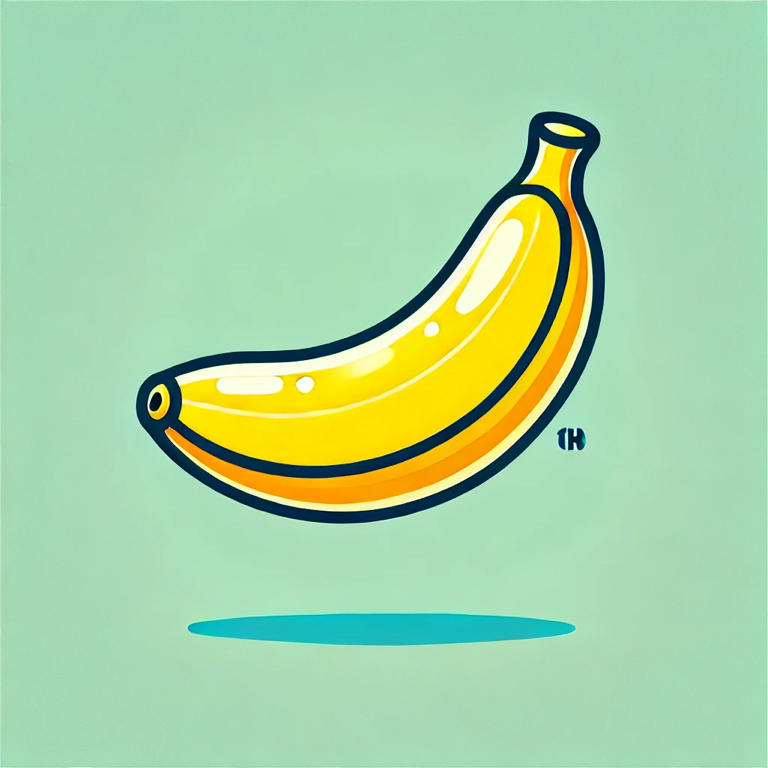 一根黄色的香蕉