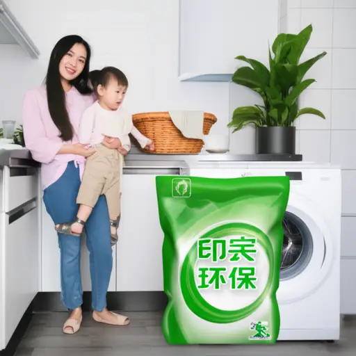 我们使用环保洗衣粉。