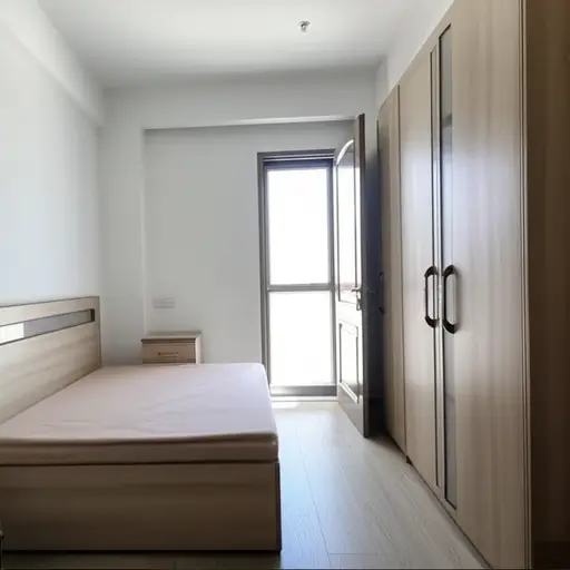 我们有一间空余的卧室给客人住。