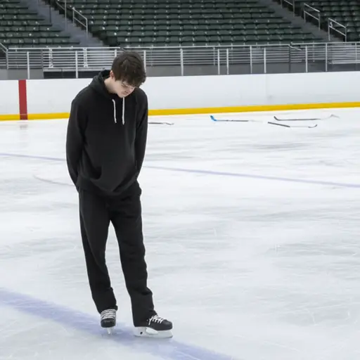 当我弄丢了从小用到大的曲棍球杆时，我心都碎了。