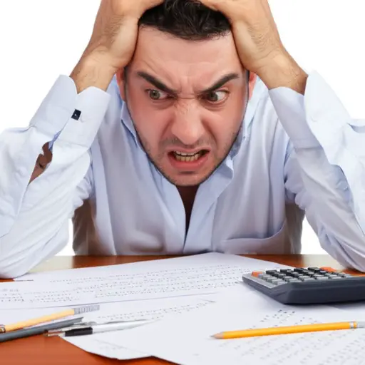 他意识到自己在计算中犯了一个可怕的错误。