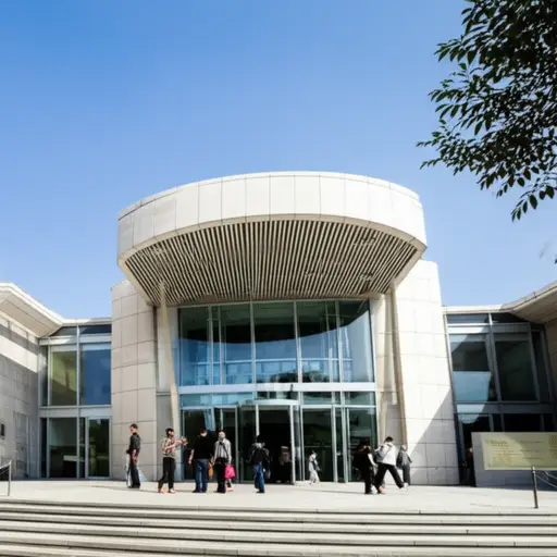 我们参观了城市里的新文化中心。