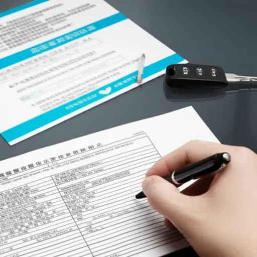 我将这辆车登记在我的名下。