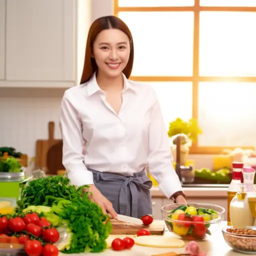 她喜欢当家庭主妇。