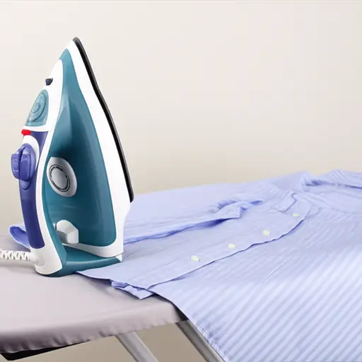 小心熨斗——它还很烫！