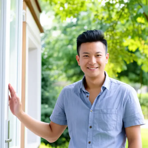 我在六月去拜访了我的父亲。