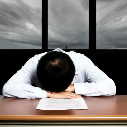 他这次考试运气不好。