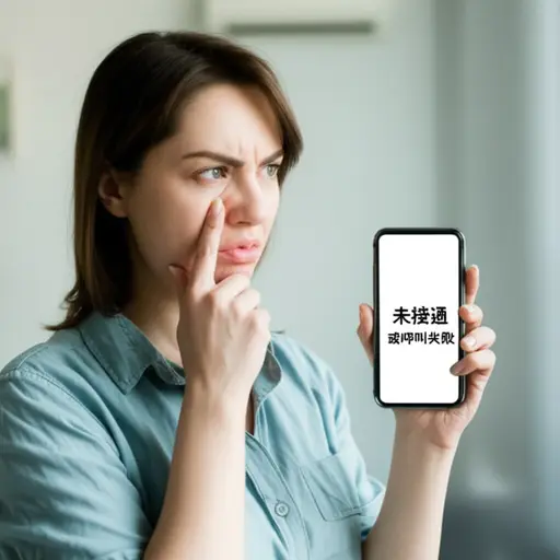 我昨天无法通过电话联系到她。