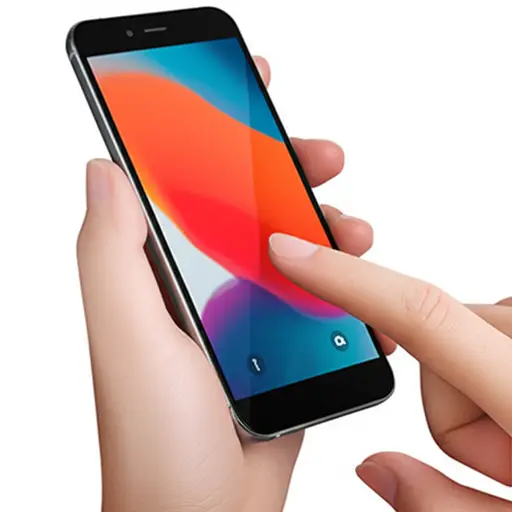 请点击屏幕上的图标来打开应用。