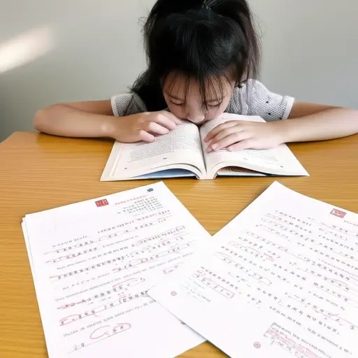 她阅读很好，但拼写很弱。