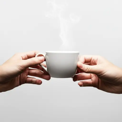 你要的咖啡。给你。