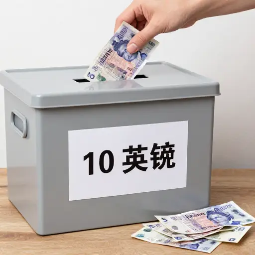 只有超过10英镑的捐款才会计入筹款总额。