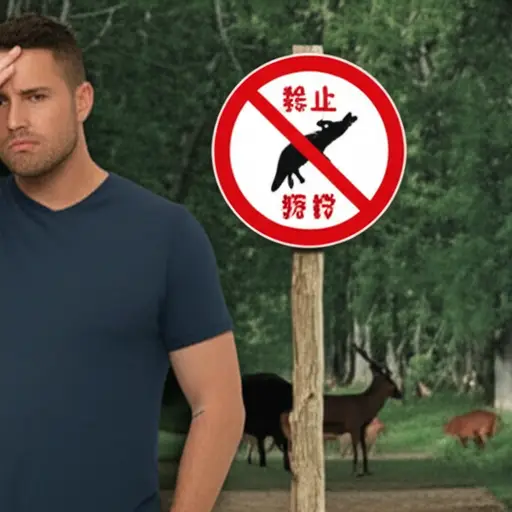 我不同意狩猎。