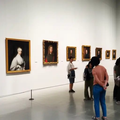 我们参观了国家肖像画廊。