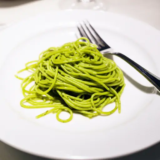 就我个人而言，我真的很喜欢绿色的意大利面。