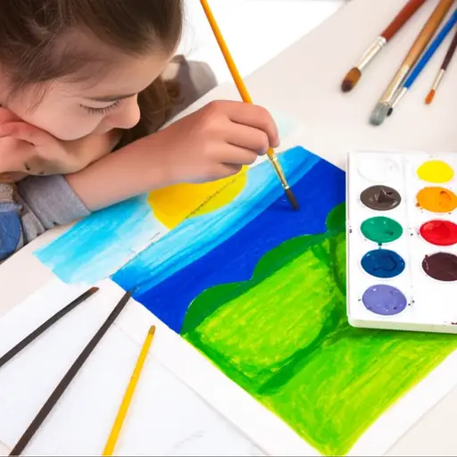 我喜欢画画，因为艺术是我最喜欢的科目。