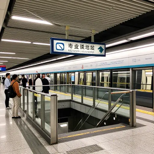 你可以坐地铁去那里。