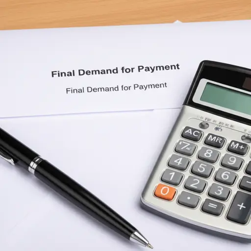 他们收到了最终的付款要求。