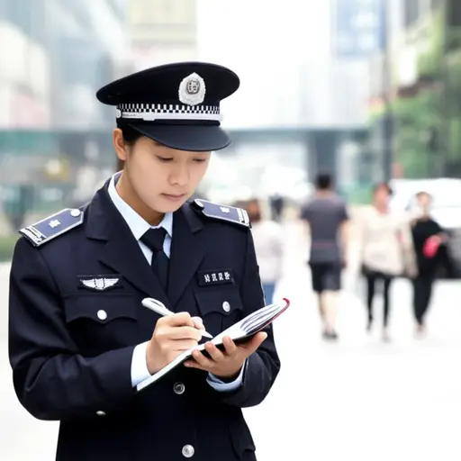 一名警察记录下所发生事件的细节。