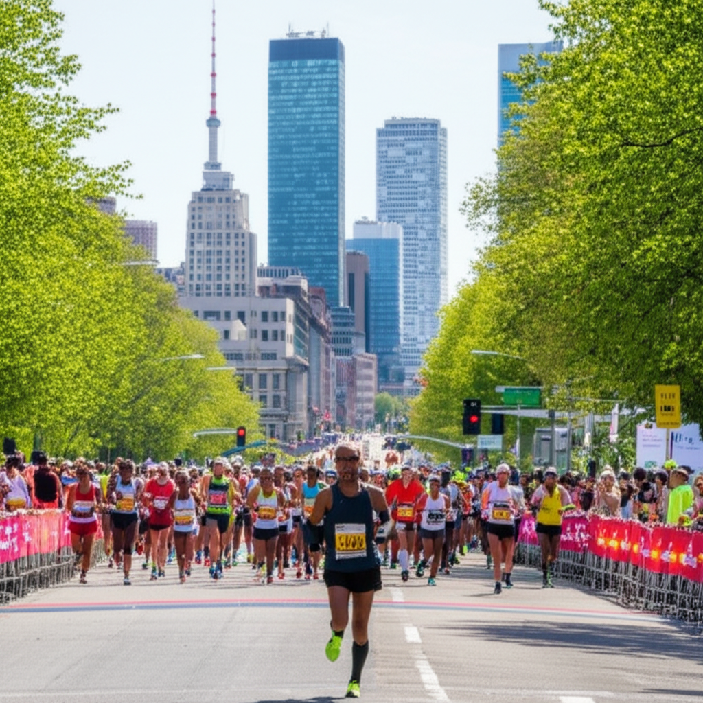 一些世界著名的马拉松比赛在波士顿和柏林这样的城市举办。