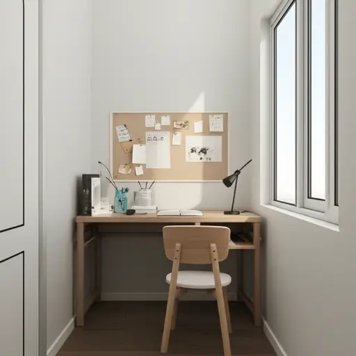 我们计划把最小的卧室改成办公室。