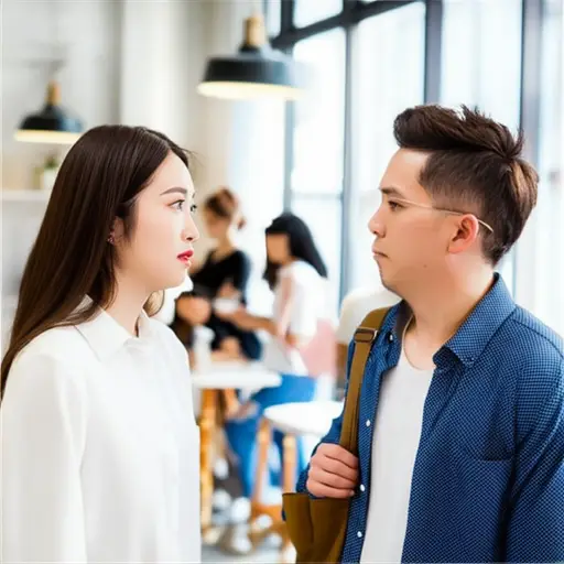 她试图避免让他更加尴尬。