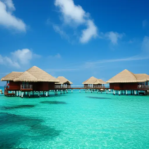 这家酒店在独立的小岛上设有单独的平房。