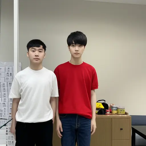 他长得和他哥哥有点像吗？