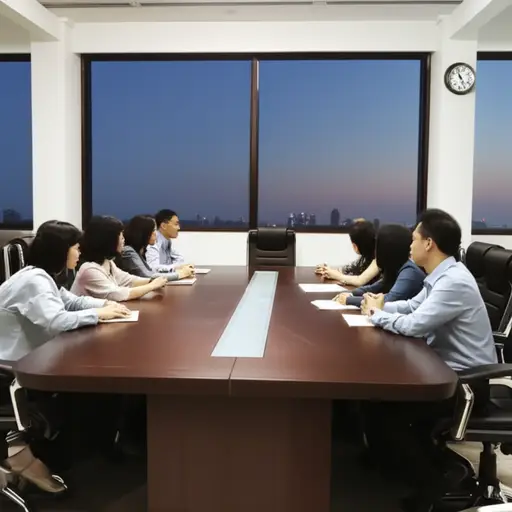 会议一直持续到六点钟。