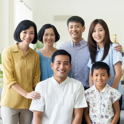 这些人是我的家人。