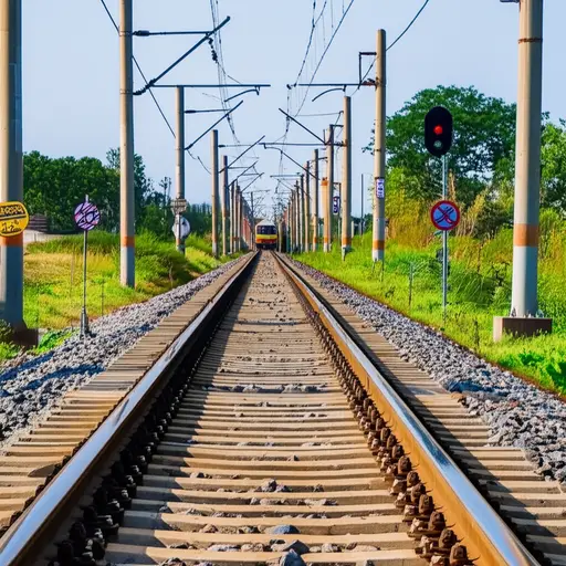 不要在铁轨附近玩耍。