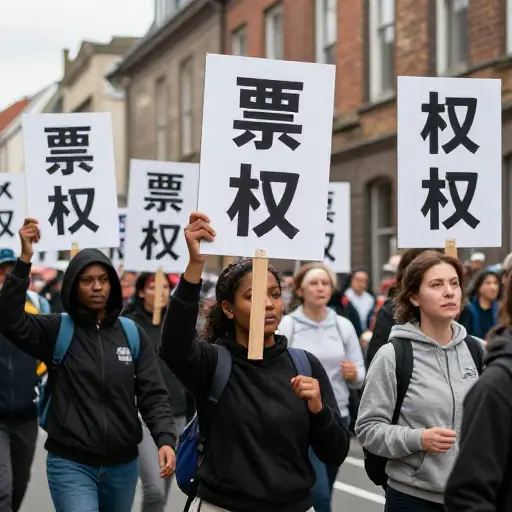 历史上，少数群体为获得投票权而斗争。