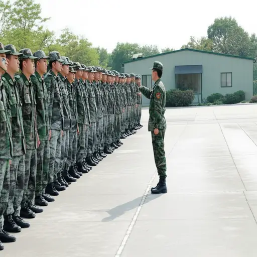 新兵在基础训练期间要接受严格的军事纪律约束。