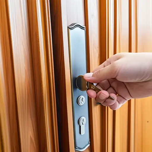 离开时务必锁好门。