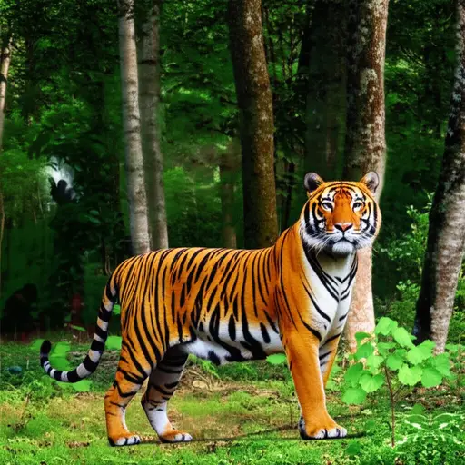 老虎种群的大幅减少主要是由于它们的美貌。