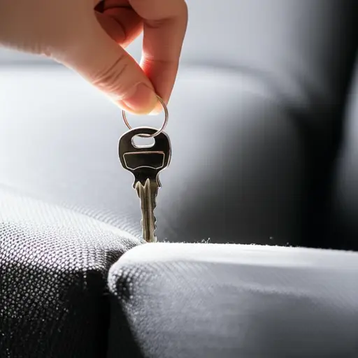 我们意外地找到了丢失的钥匙。