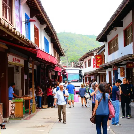 我们这里习惯游客了——我们每年接待成千上万的游客。