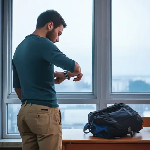 依我看，我们应该早点出发。