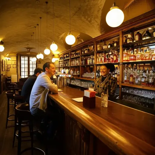 我在布达佩斯的一家酒吧遇见了他。