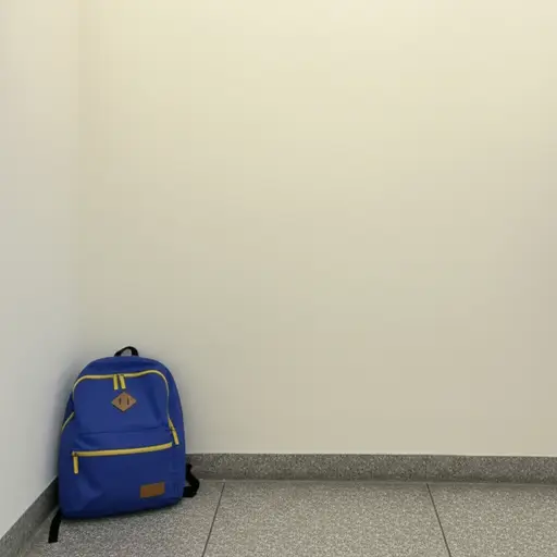 我的书包在学校的某个地方。