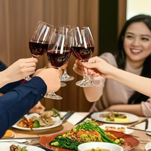 在喝一口酒之前，我们都大喊“干杯！”。