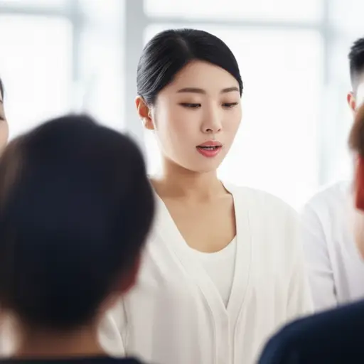 她说话轻声细语，但通常能如愿以偿。