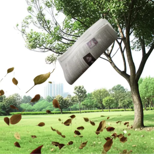 在风大的日子里，轻物体很容易被吹走。