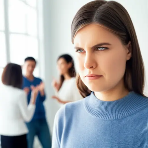 当他们提到那个小问题时，她只是翻了个白眼说：“谁在乎呢？”